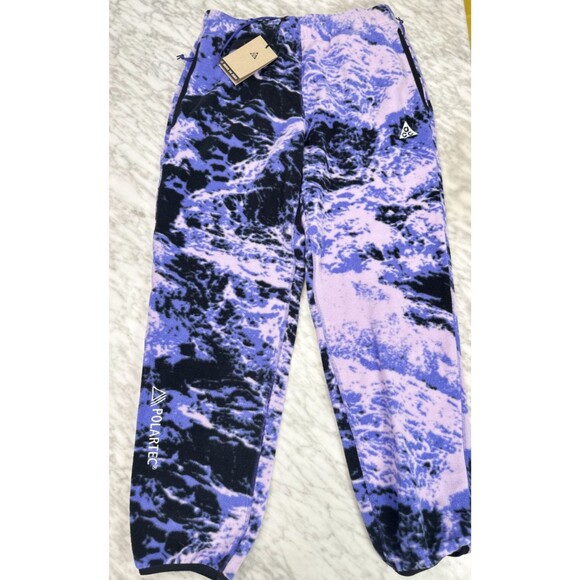 Nike ACG Polartec Wolf Tree Pants Blue Pink FQ1370-512 Women's Small NEW - Picture 1 of 13